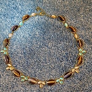 Elegant Multi-Color Gemstone Necklace